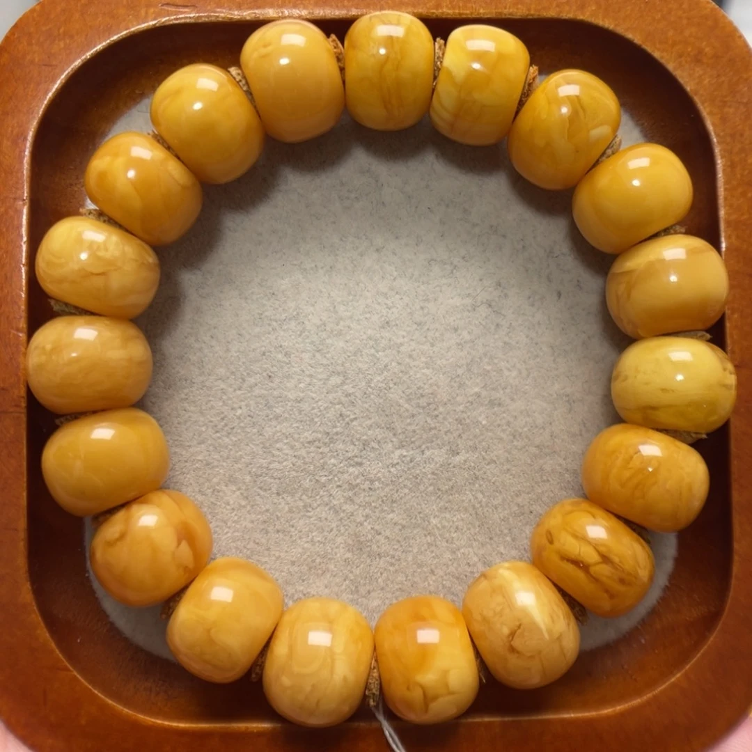 蜜蜡未镶嵌手串蜜蜡