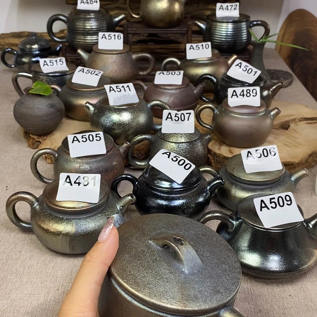 C***舸建水紫陶柴烧茶壶