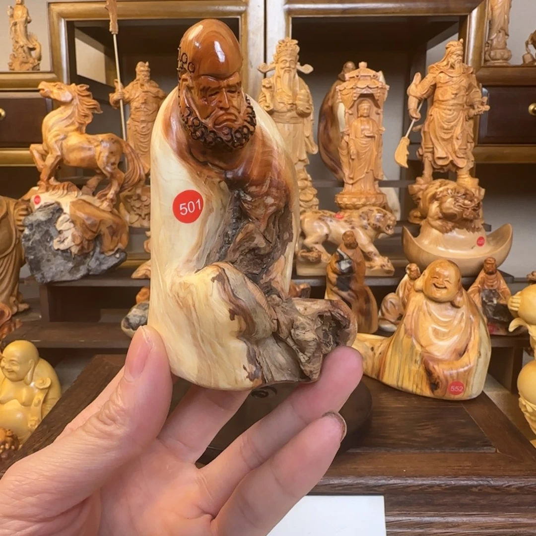 崖柏小木匠艺雕一物一拍