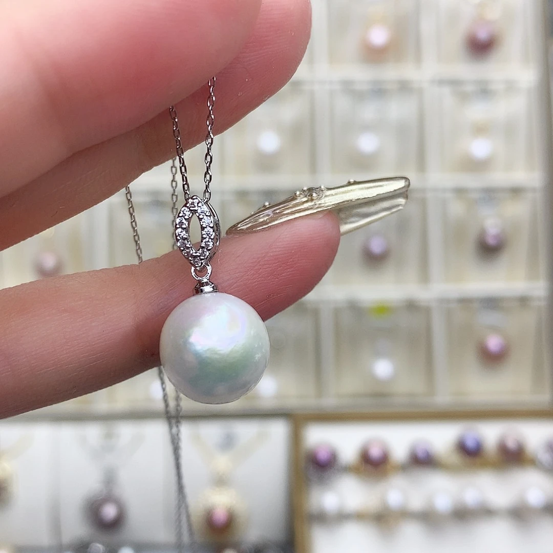 淡水珍珠颈饰合金