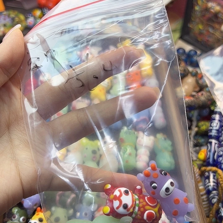 琉璃颈饰尼泊尔琉璃