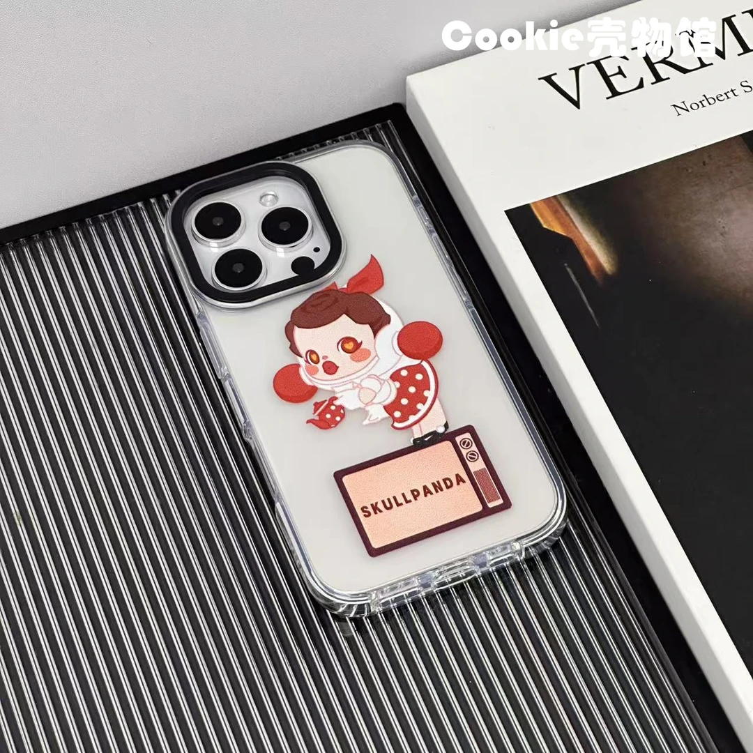 手机壳适用苹果16pro/15p泡泡设计ins高级个性潮流小众圈圈壳防摔