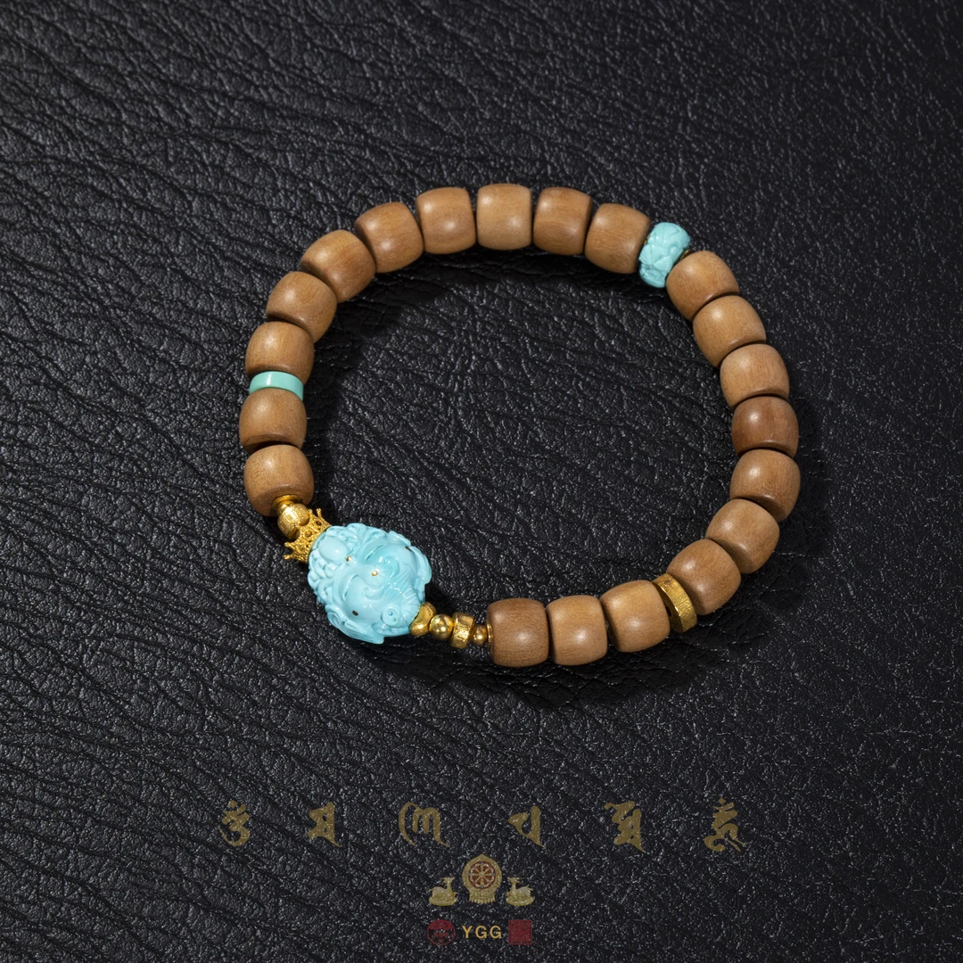 【CrazyFriday】活动定制·18K金/绿松象财/老山檀直切手串FUPJQ11