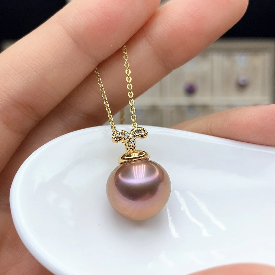 合金淡水珍珠颈饰