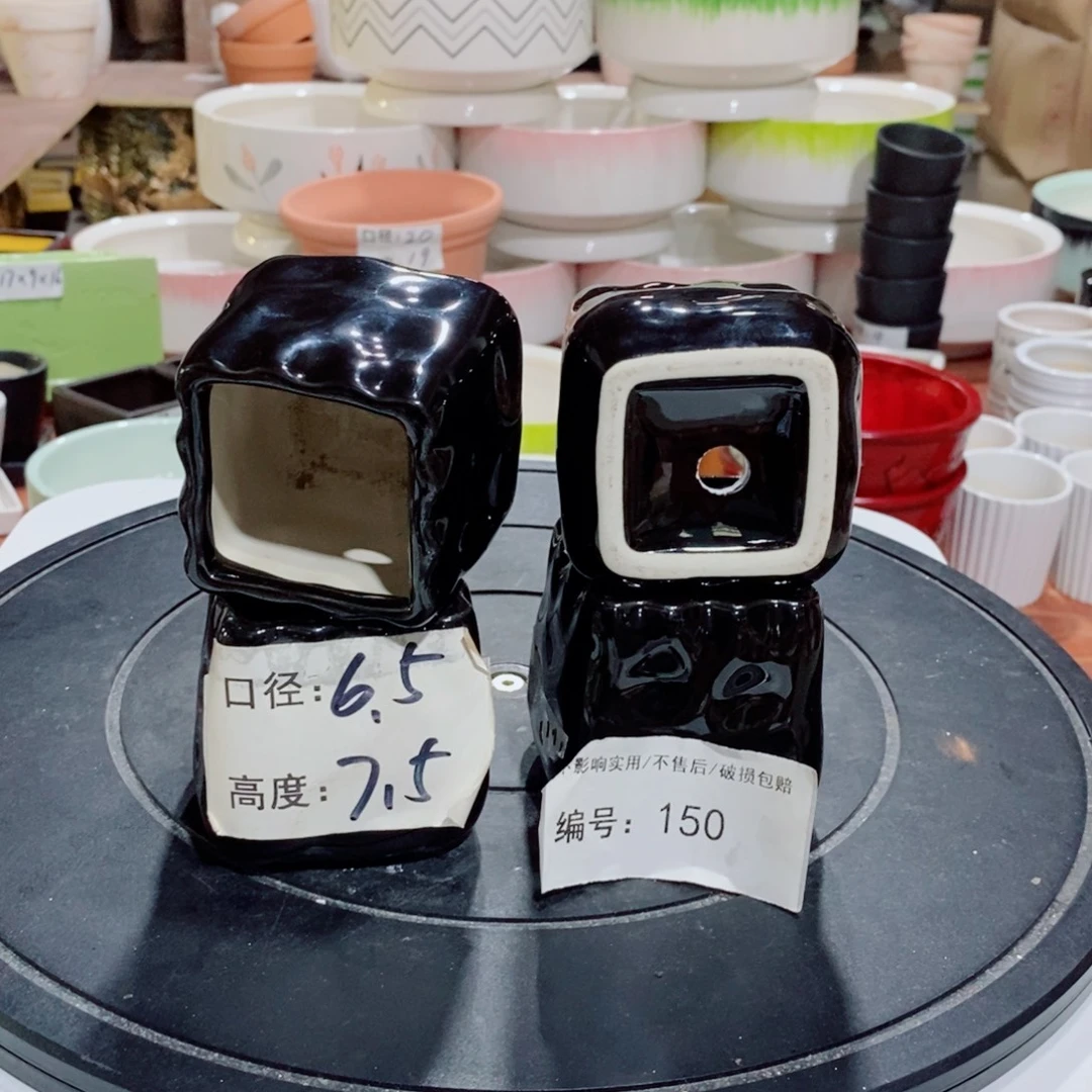 微瑕花盆-150-口6.5×7.5-4个