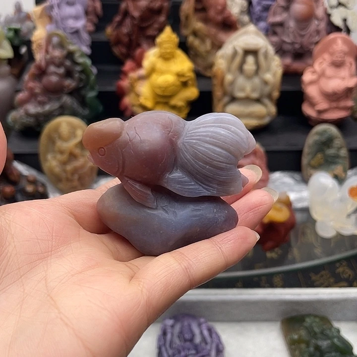 石英质玉未镶嵌摆件