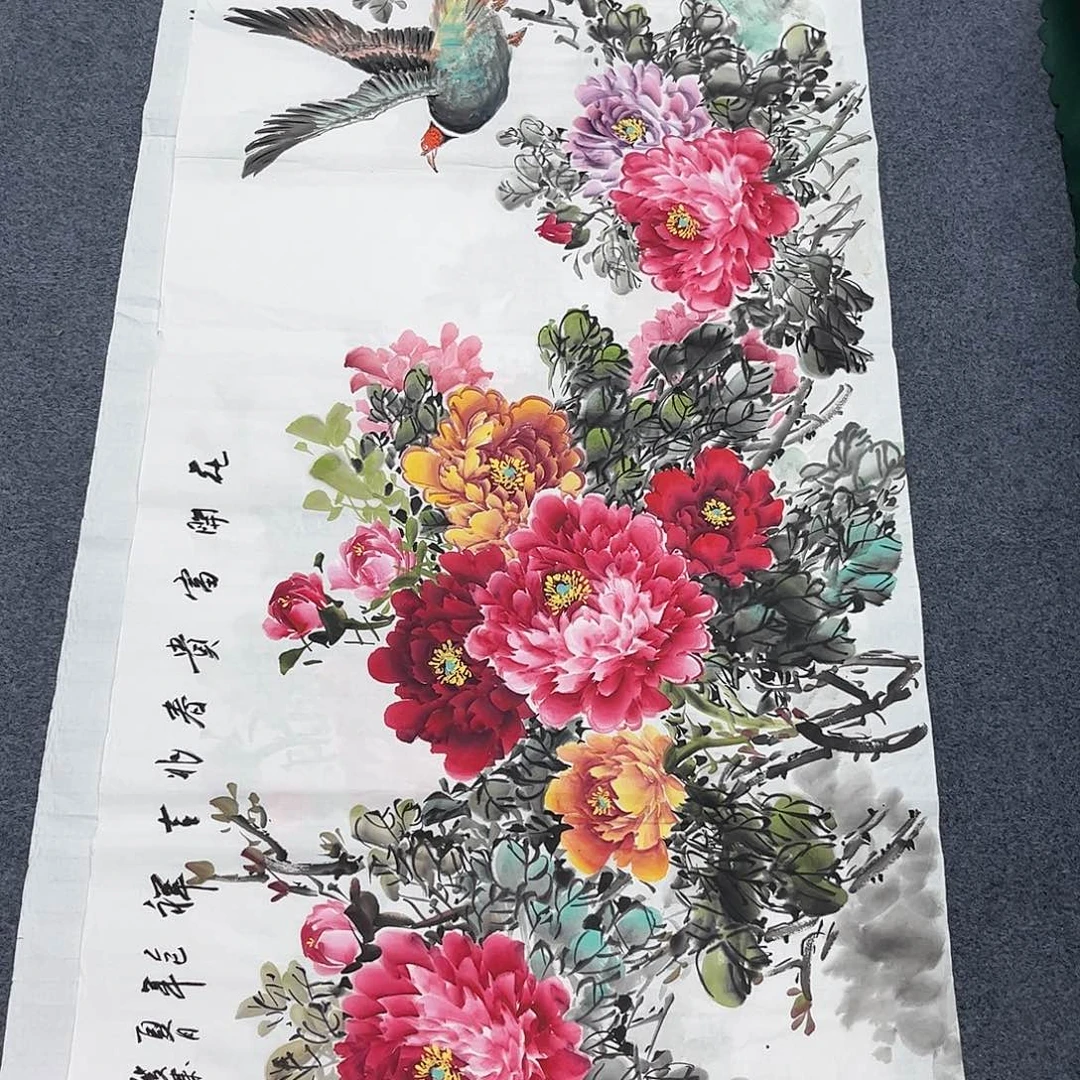 国画宣纸国画纯手绘作品
