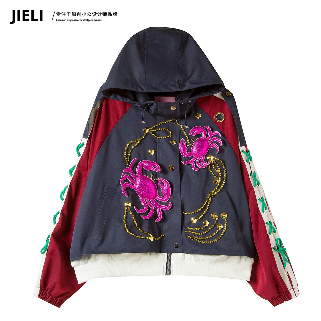 JIE LI/街力设计师高级感简约宽松时尚外套女T9253