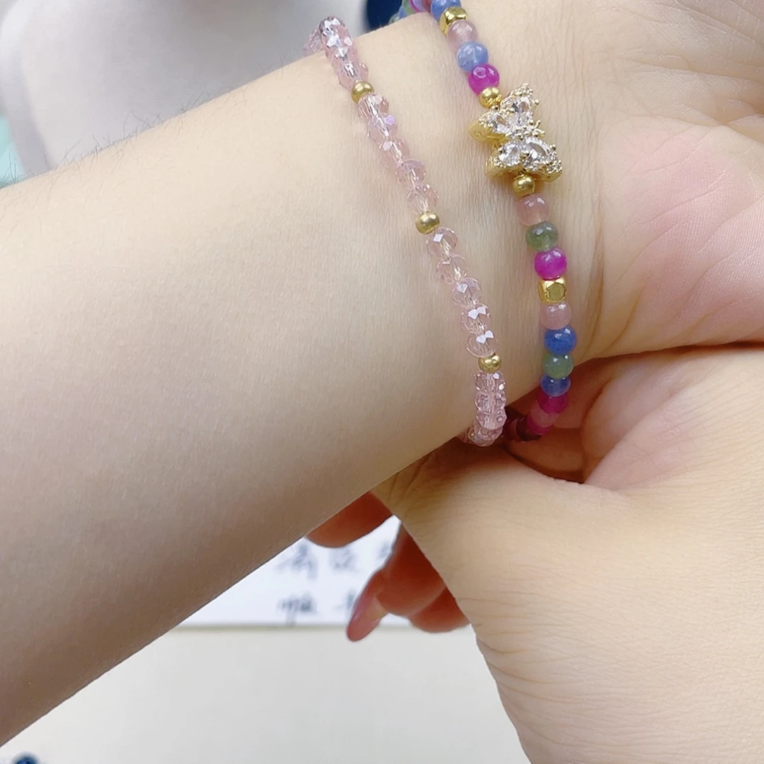 手饰针钠钙石银S925镀金镶嵌