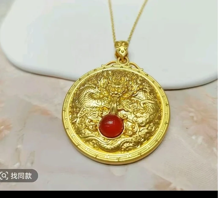 饰品九龙护主龙牌