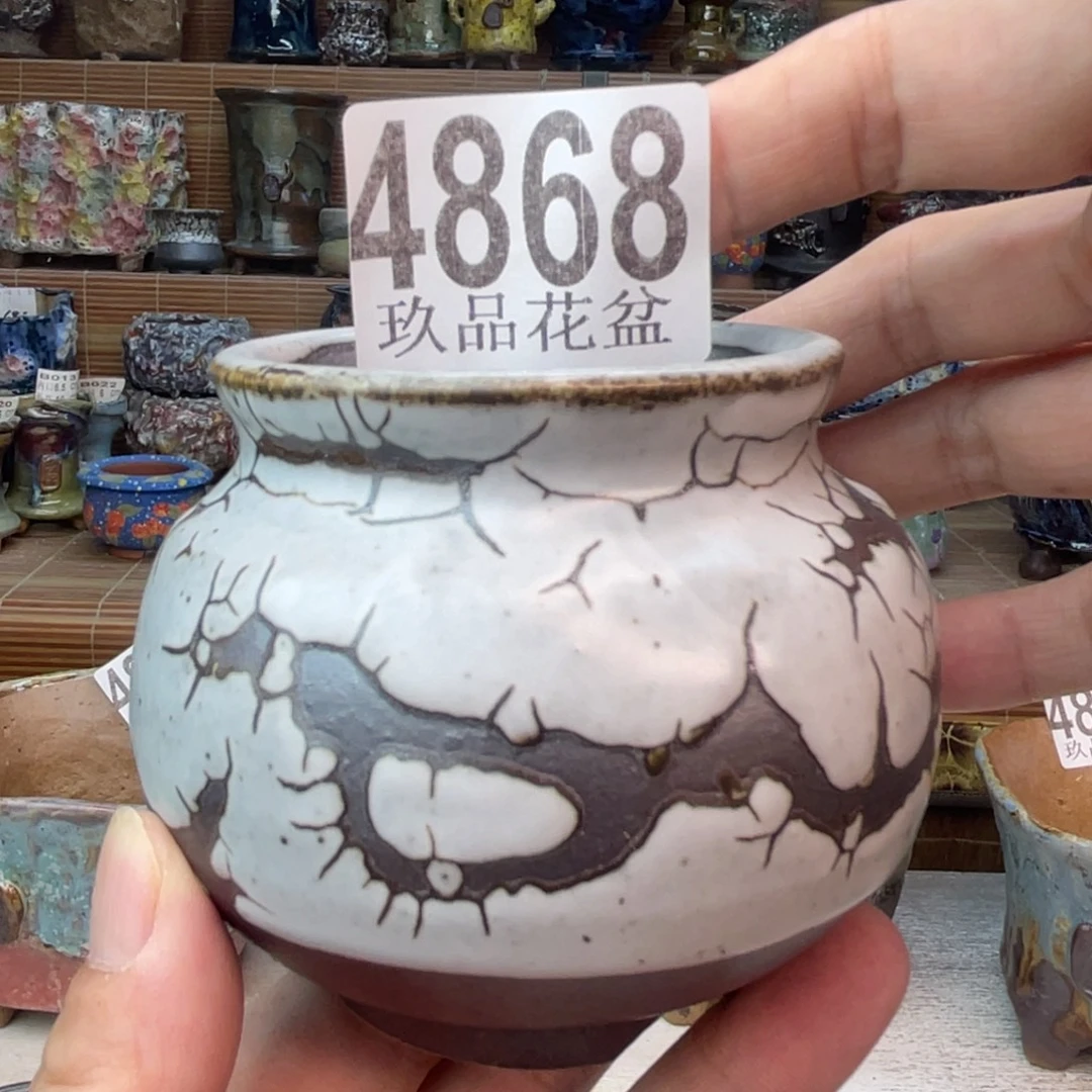 景德镇陶瓷手工花盆默认瑕疵
