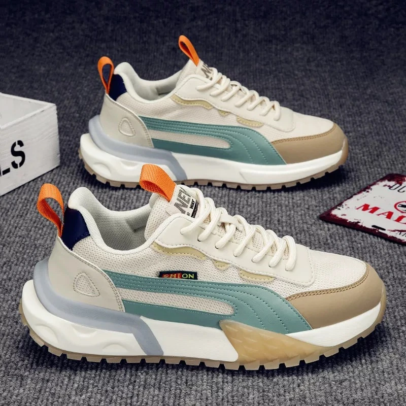 男鞋运动鞋男2025春夏季新款男士轻便跑步鞋潮鞋鞋子男耐磨防滑