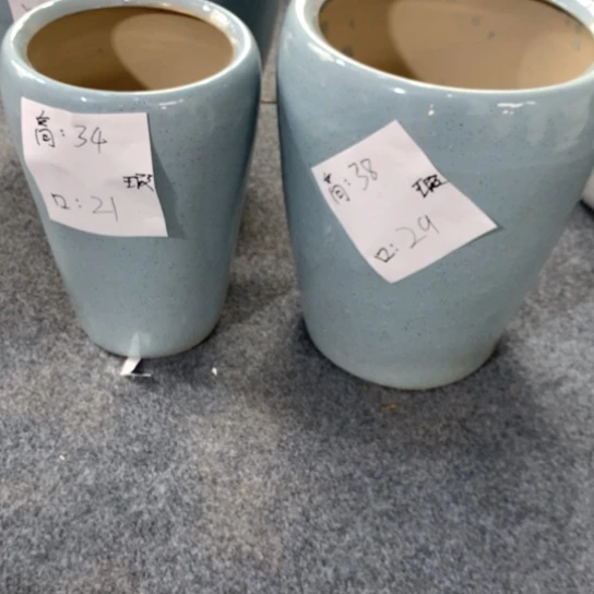 高温陶瓷花盆完成