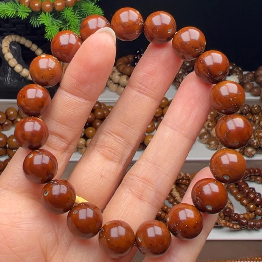 紫金鼠手串卡11+半实心光珠 福利款