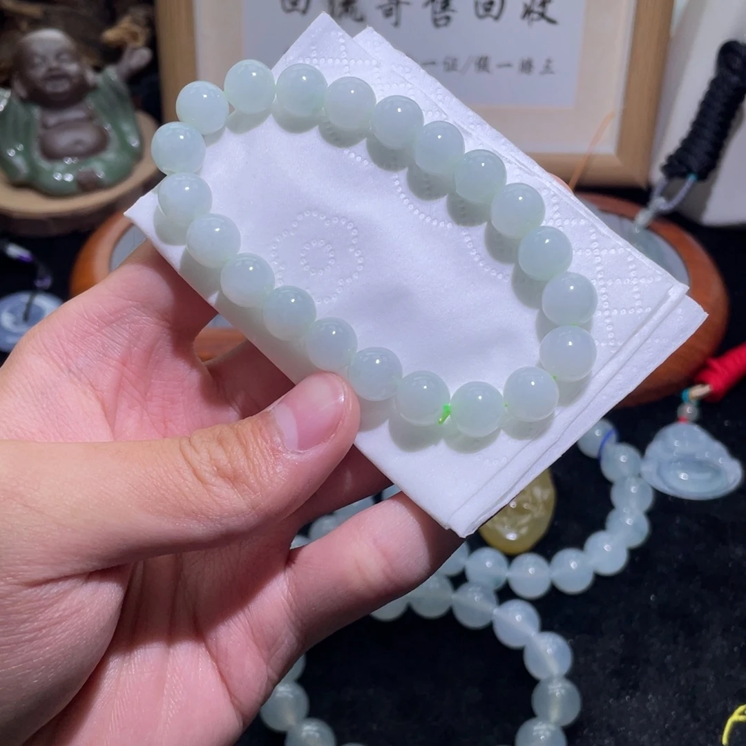 翡翠未镶嵌手链手串