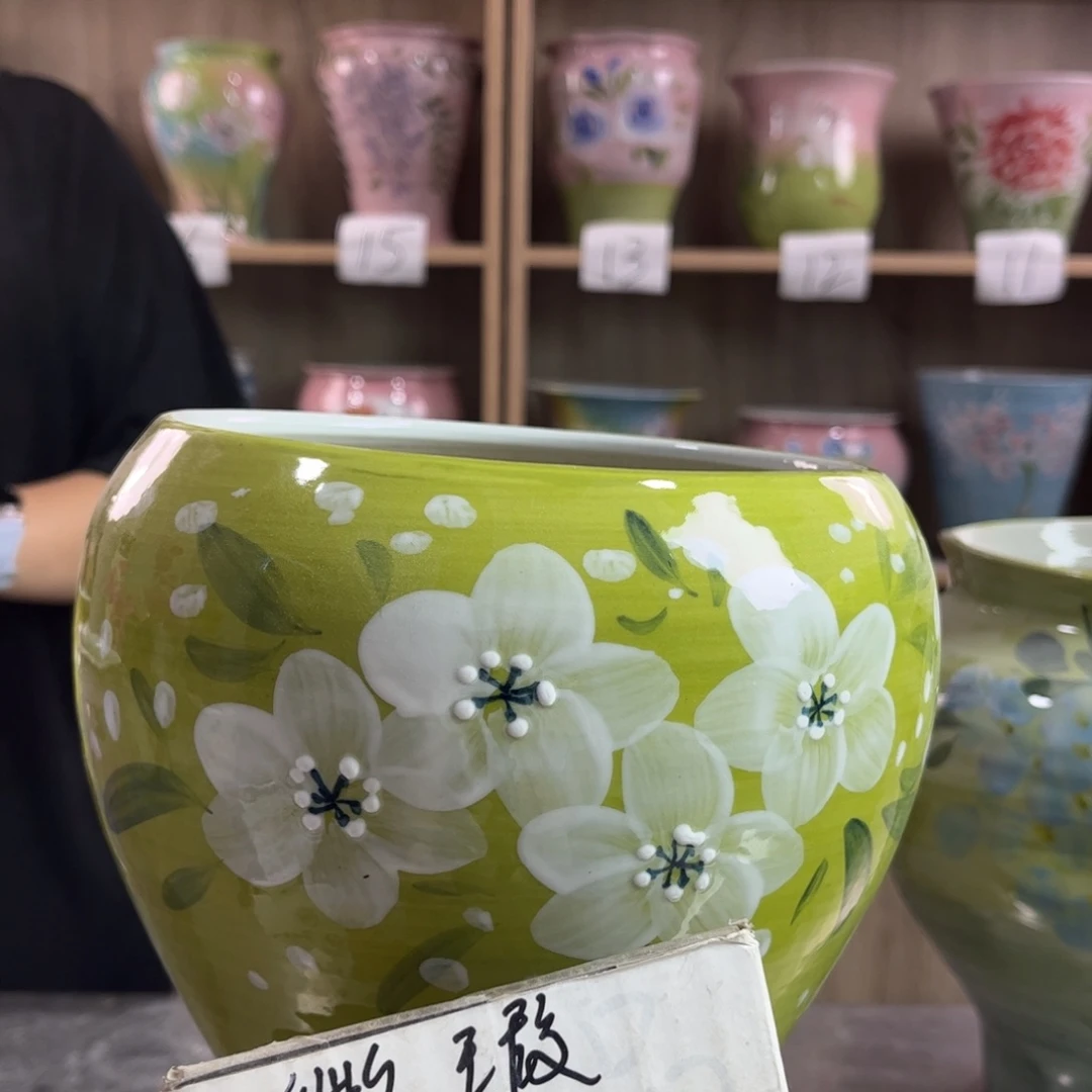 景德镇陶瓷花盆花盆