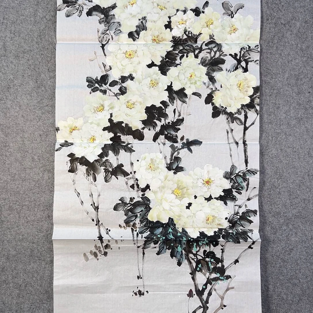 国画434 花鸟在此处飞翔也不太可能