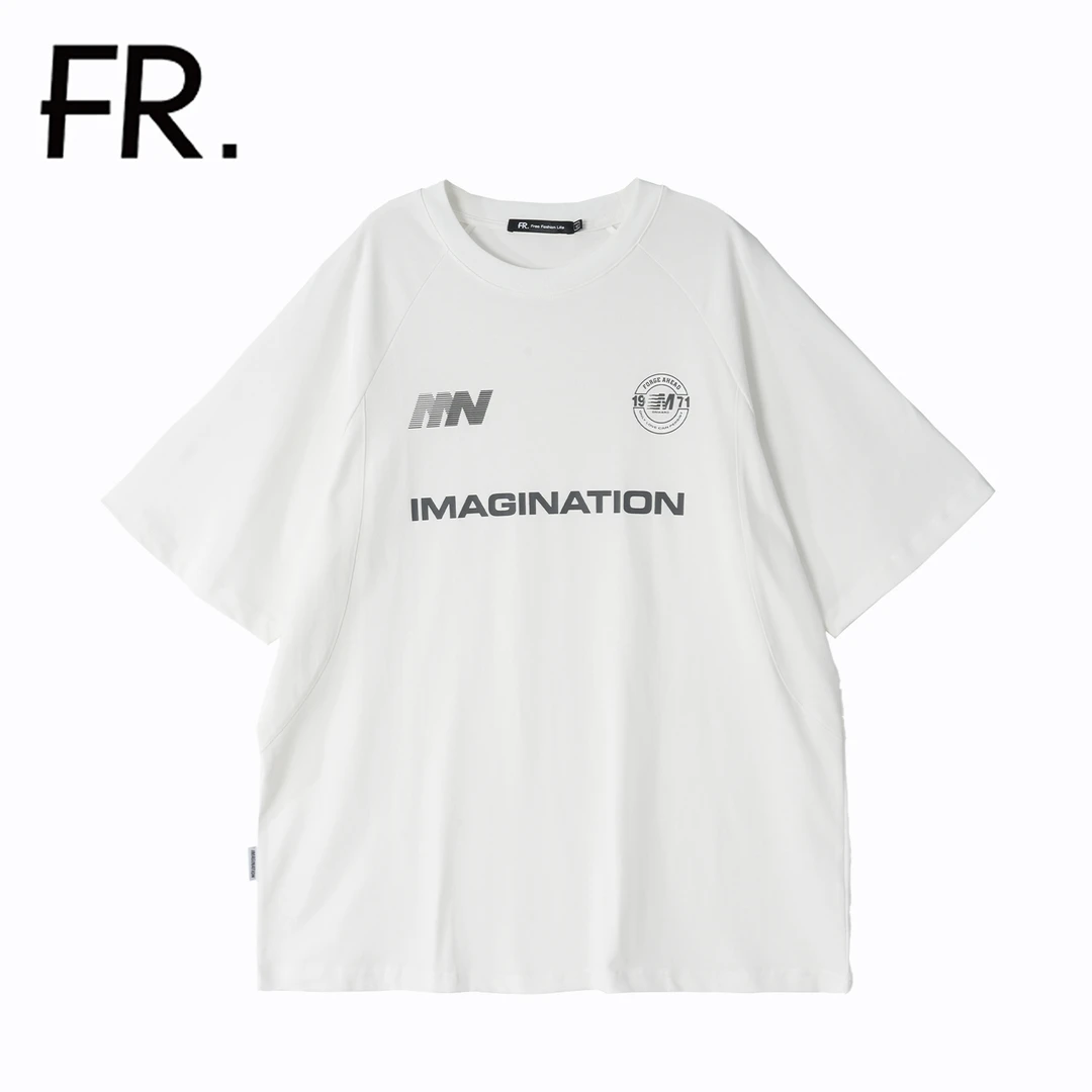 凡人优品男士夏季纯棉印花T恤T077