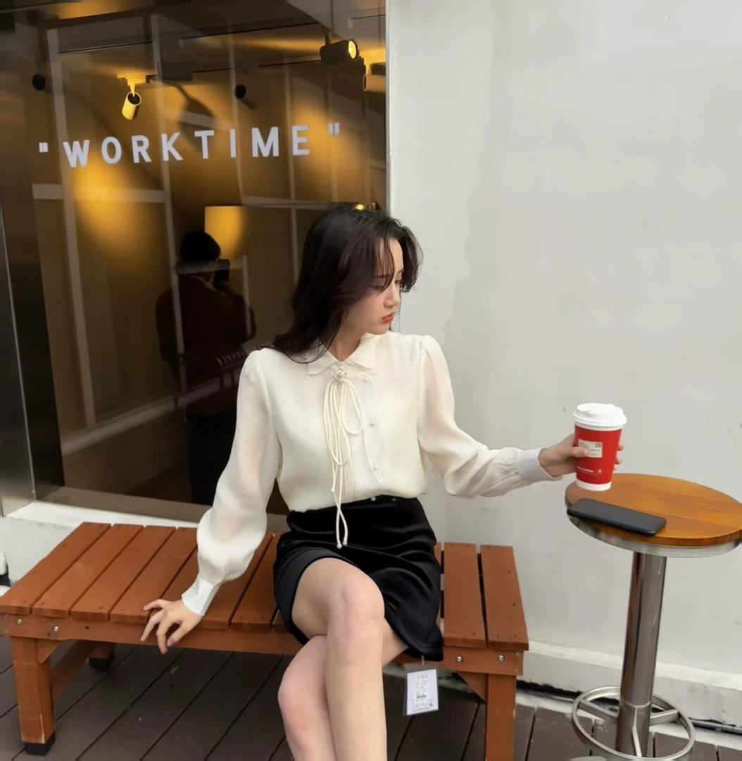 国风新中式长袖高级感衬衣8169