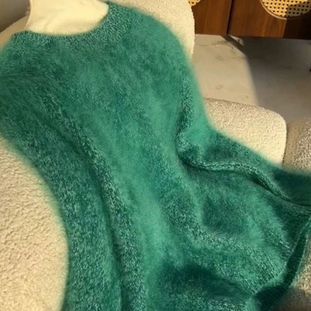 妃姿美进口羊驼马海毛亲肤柔软不扎皮肤手