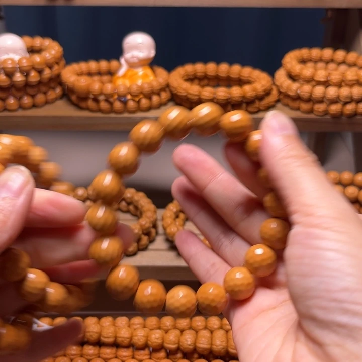 超***思猴头核桃手串钻石