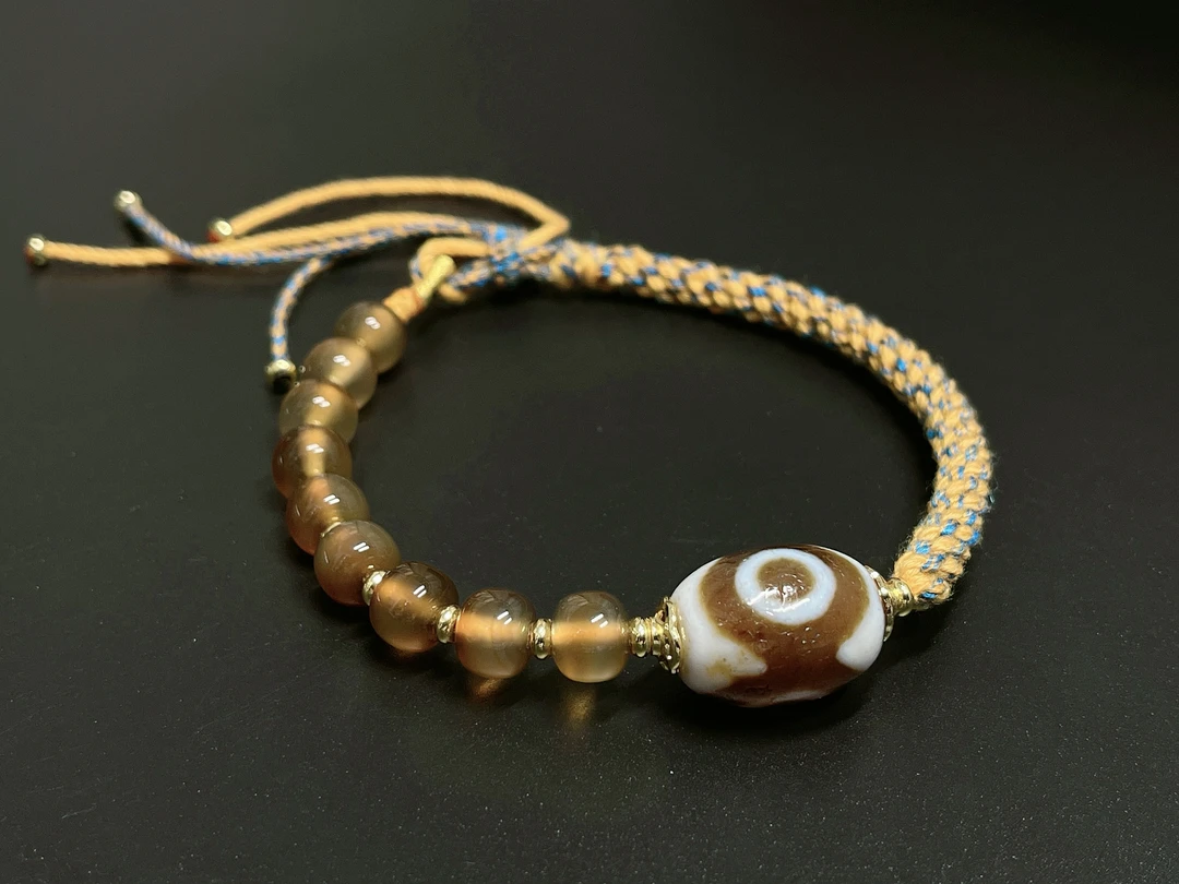 20×15尺寸糖色达落三眼手链