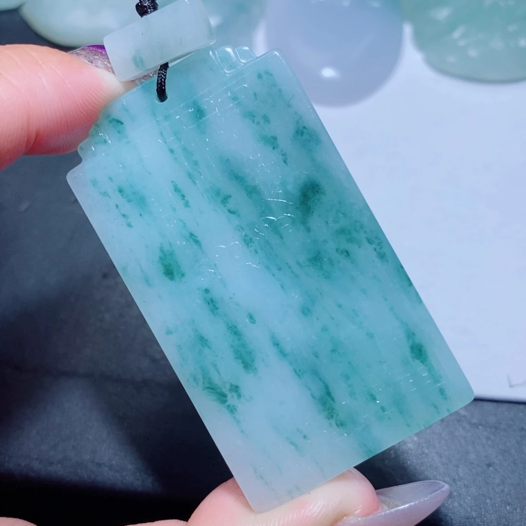 定制翡翠未镶嵌定制毛货翡翠挂件