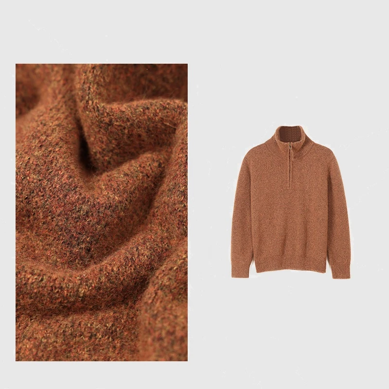 男女款 半拉链毛衣