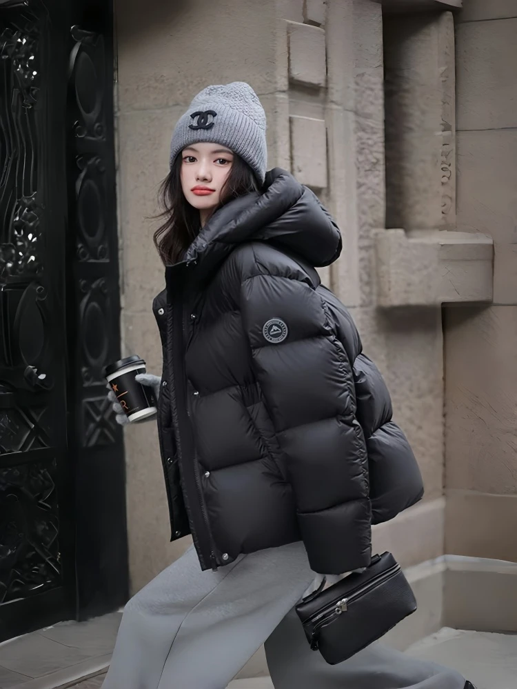 品牌正品短款棉服女2025冬季新款小个子时尚显瘦加厚外套