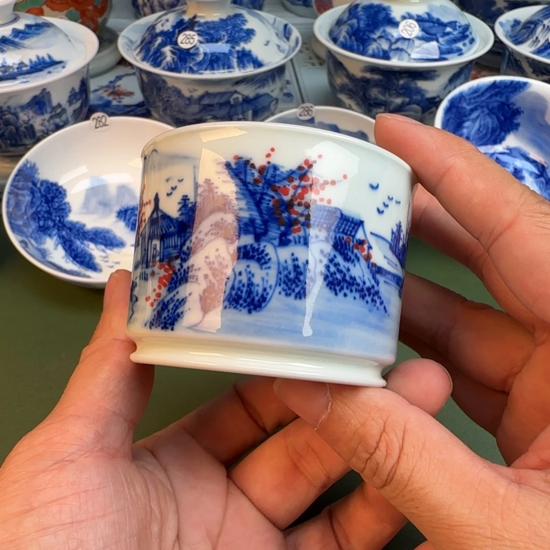 陶纯手工纯手绘茶具236