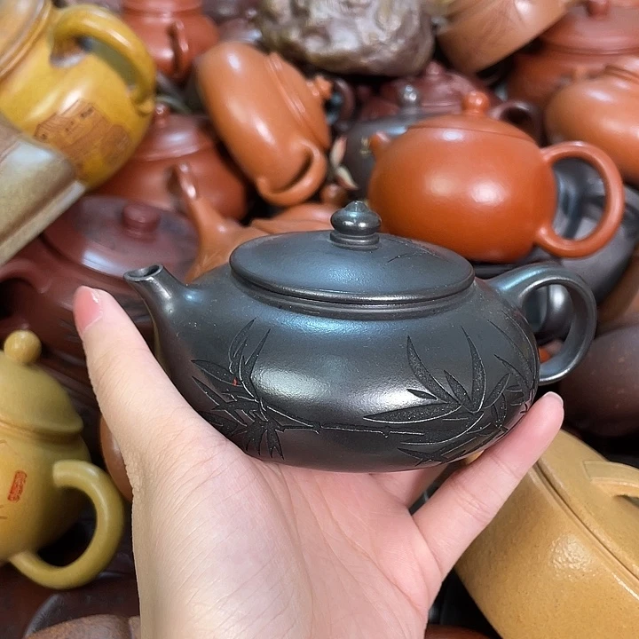 茶壶紫砂紫砂宜兴紫砂壶微瑕150cc