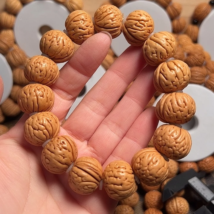 桃核吊坠桃核手串肉纹元宝18尺寸