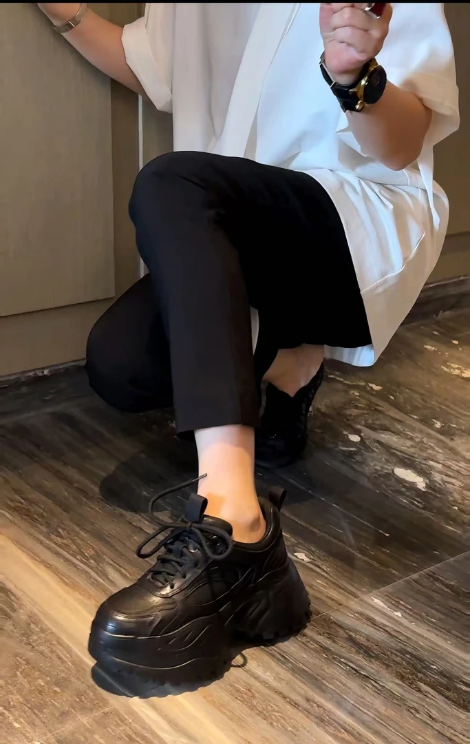 《发财老爹鞋》新款333-9运动鞋时尚网红厚底百搭潮鞋系带老爹鞋