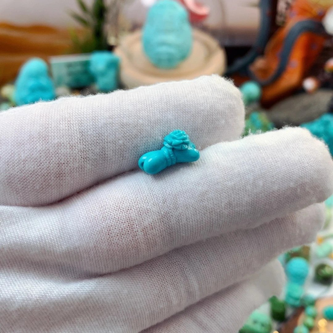 绿松石未镶嵌珠宝半成品