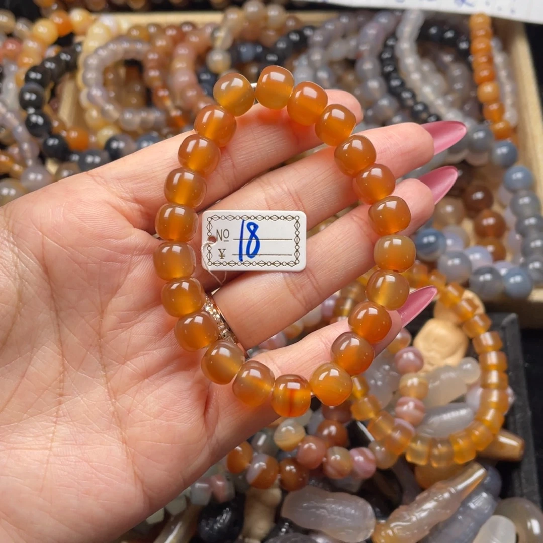 玛瑙/玉髓未镶嵌手链