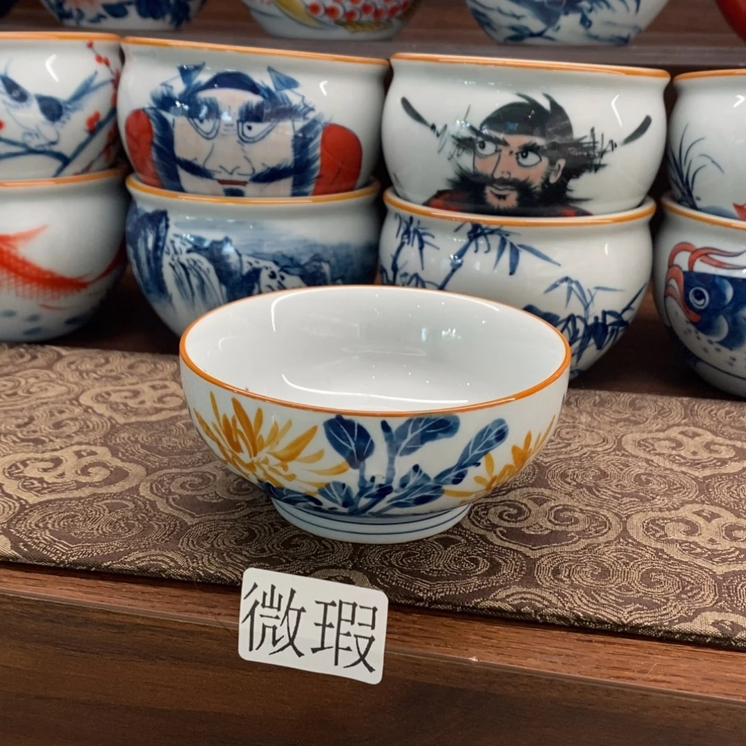 釉下彩手工绘制手工绘制