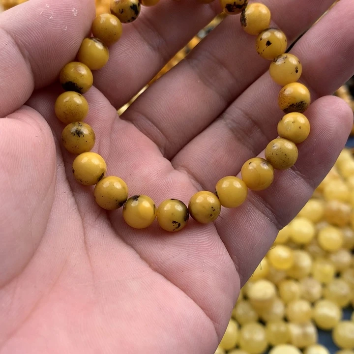 琥珀未镶嵌珠宝奇石