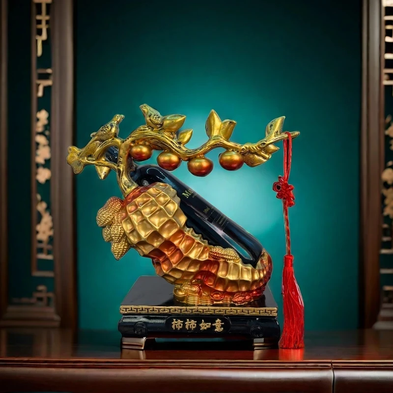 好事发生事事如意酒架创新工艺品电视柜酒柜摆件寓意好乔迁新居