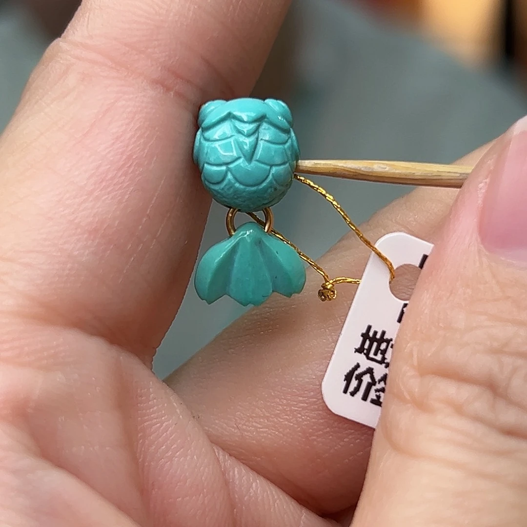 绿松石珠宝奇石未镶嵌