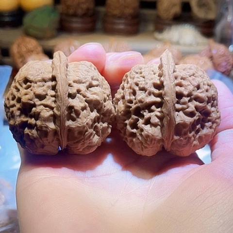 手串文玩核桃铁浮屠带彩44