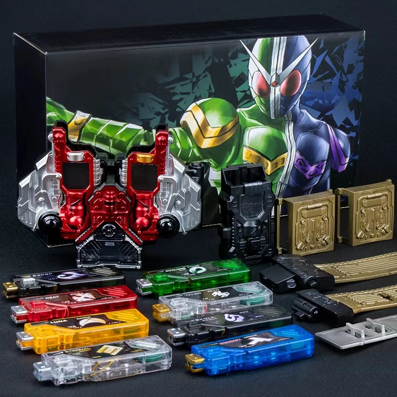 国产DX假面骑士W驱动变身器腰带联动日语记忆体王牌疾风W双活扣