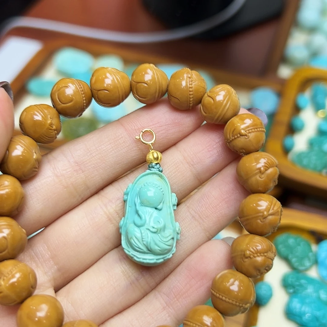 白***力吊坠猴头核桃猴头核桃