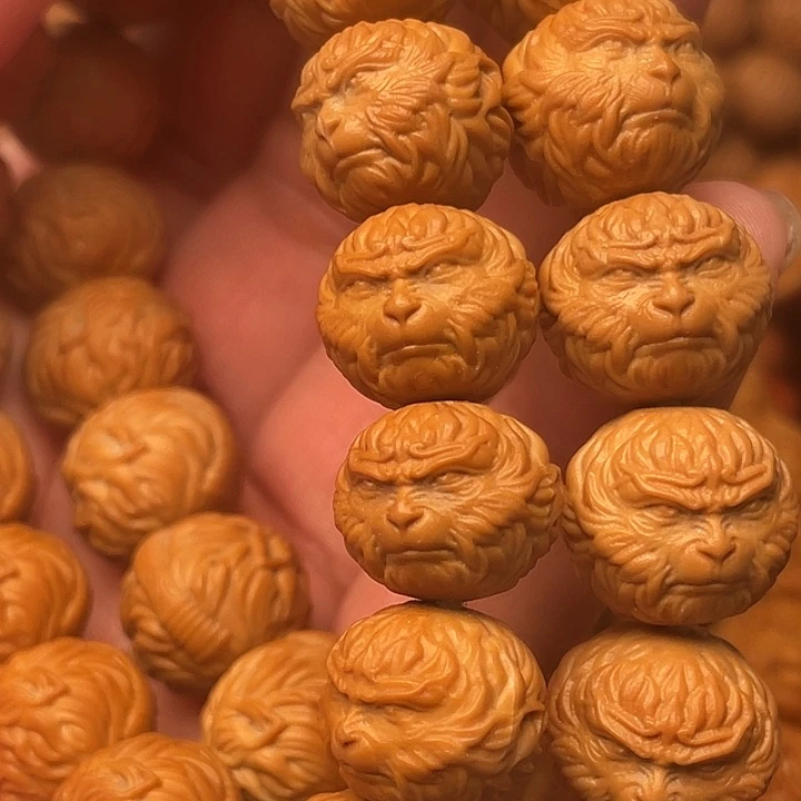 猴头核桃手串一***子黑神