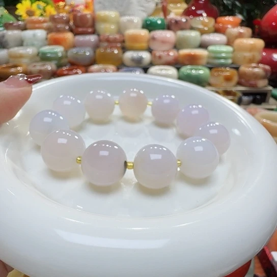 玛瑙/玉髓手串未镶嵌冷**3