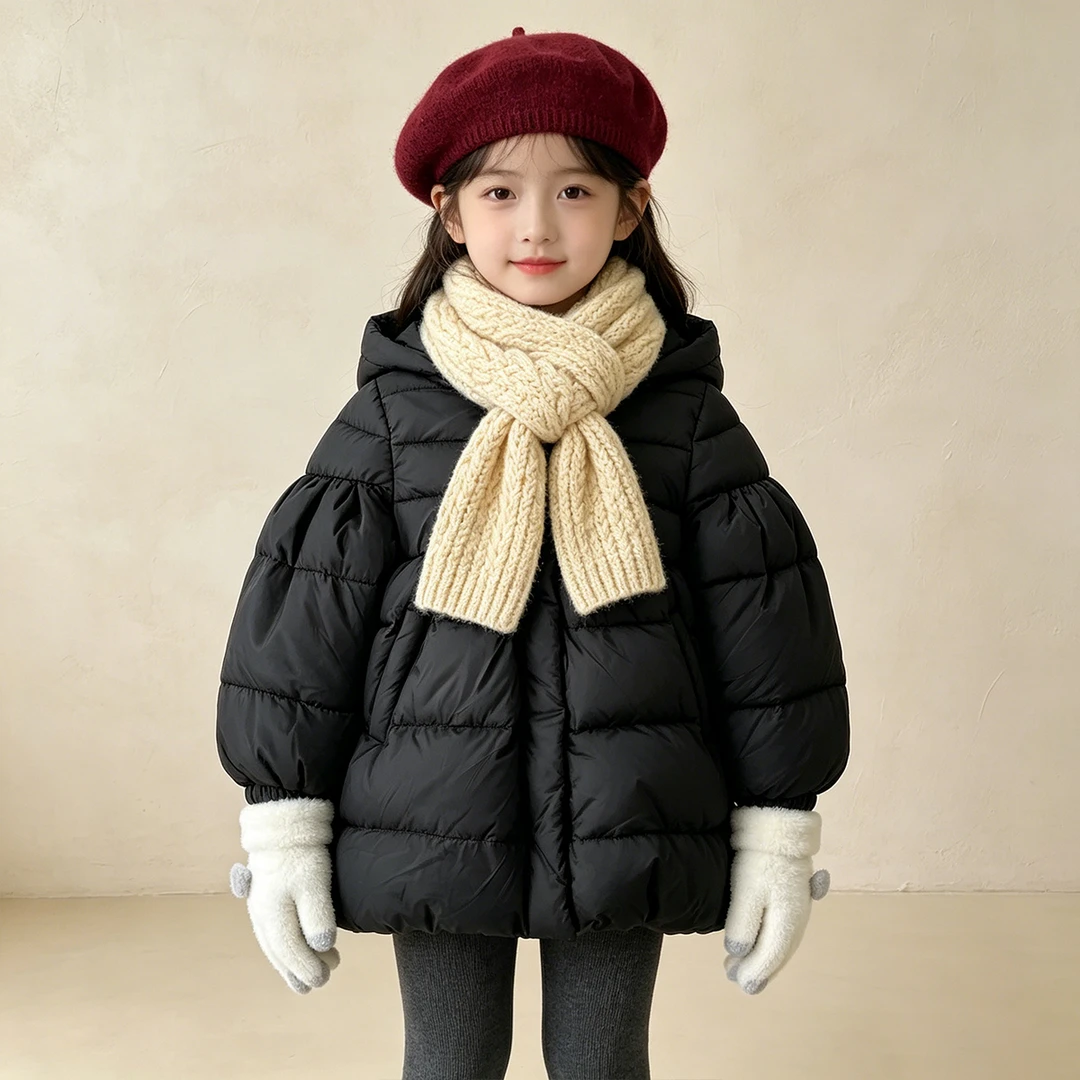【小飞象】黑色公主羽绒服2404559-2
