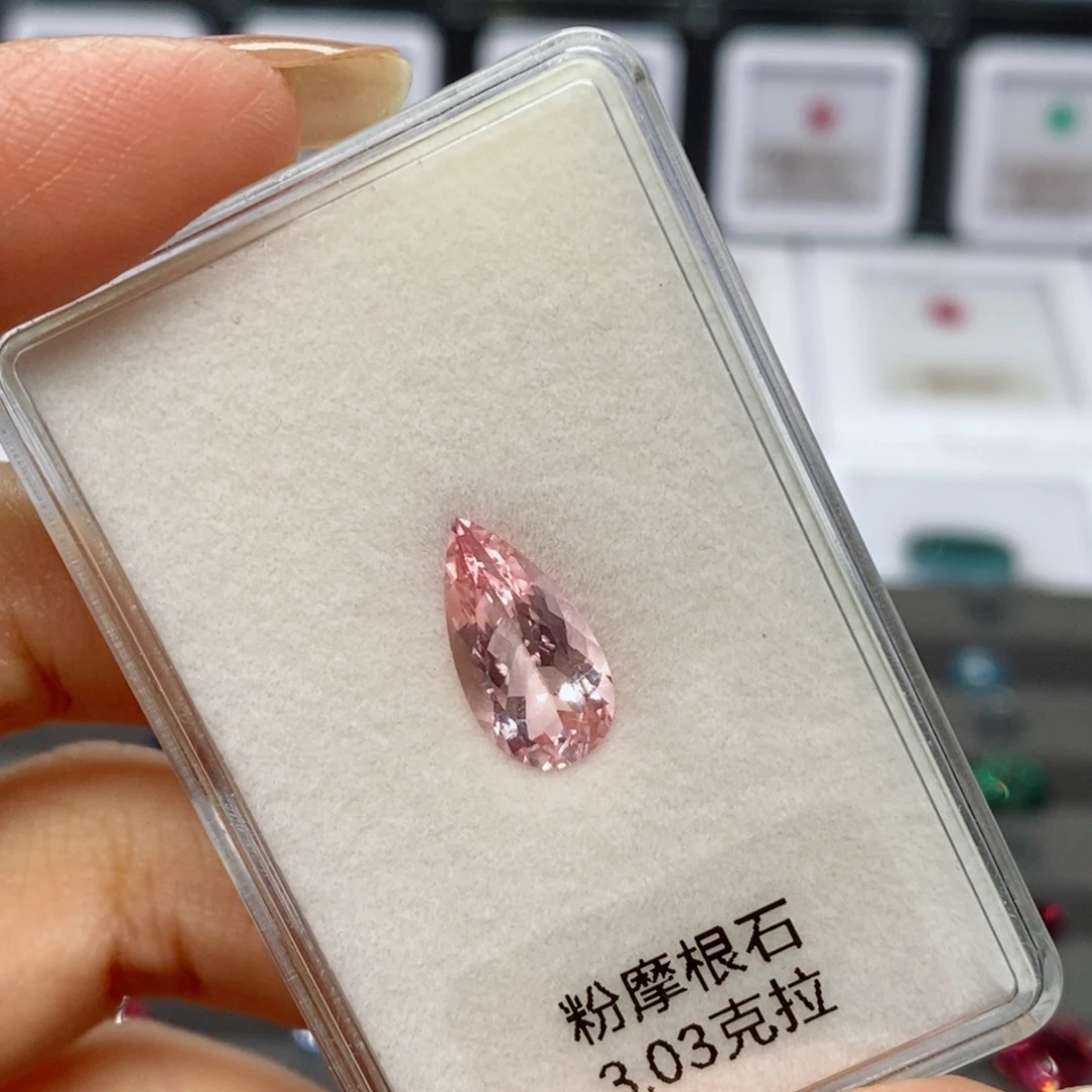 裸石绿柱石（摩根石）3.03克拉