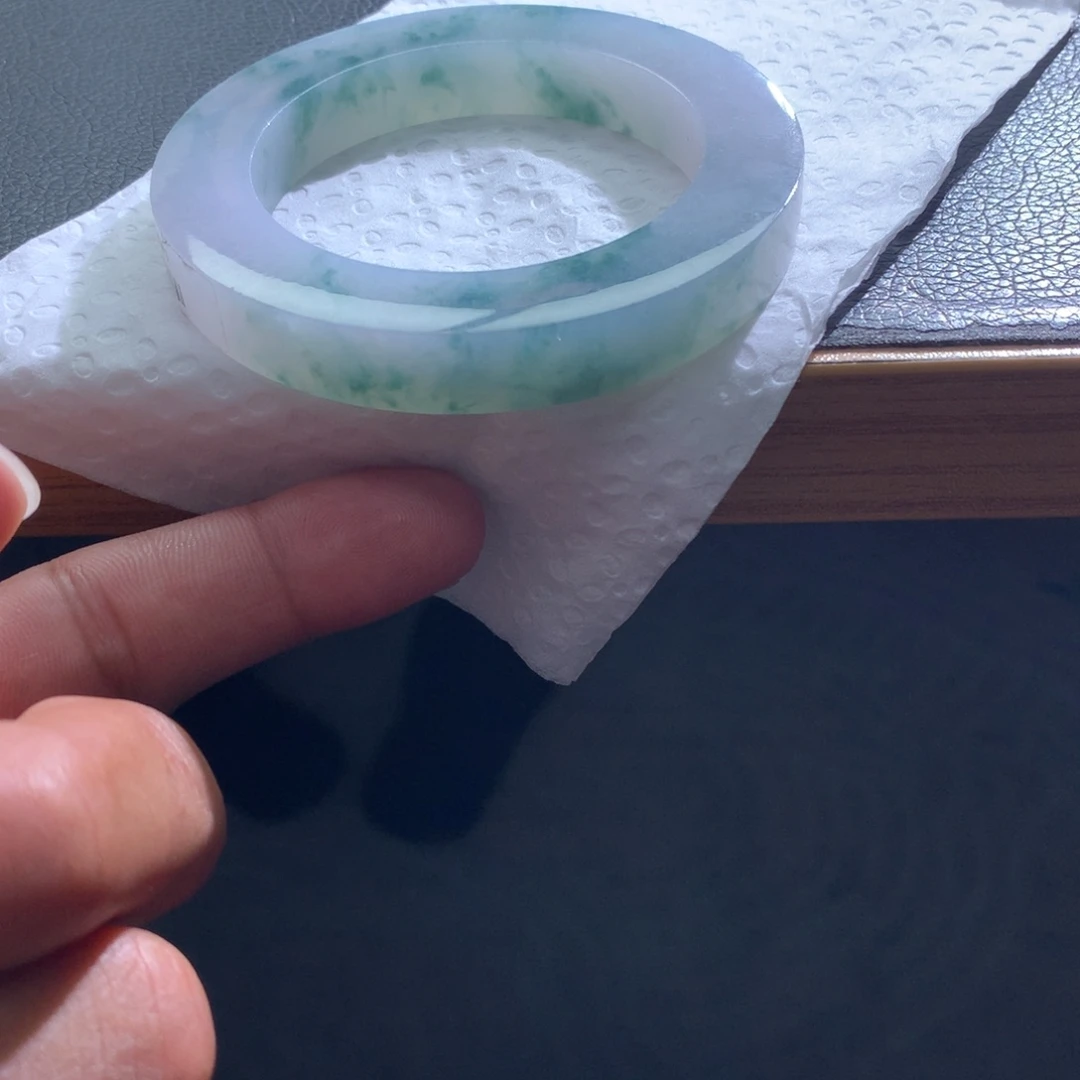 安***）定制翡翠未镶嵌翡翠手镯