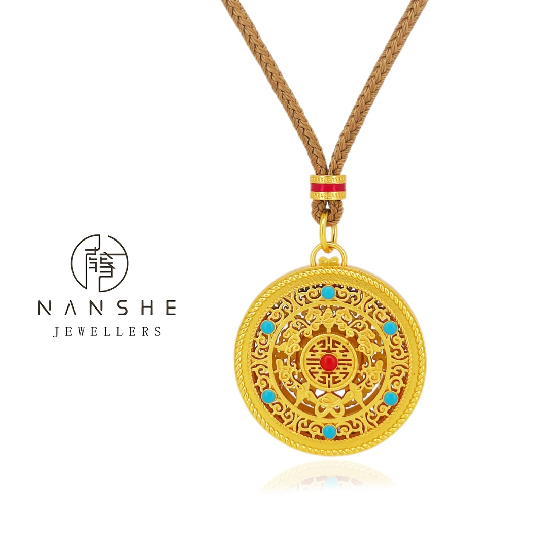 【交个朋友专属】NANSHE/南奢 铜合金两款点翠轻奢项链 PY