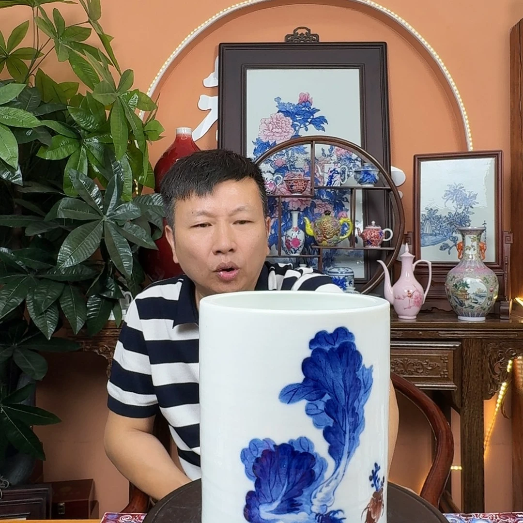 其他景德镇陶瓷手工笔筒