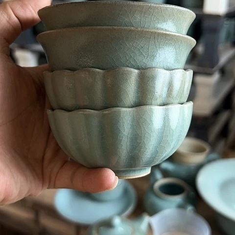 杯汝瓷仿古釉色福利特惠